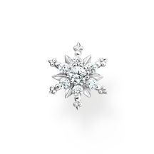 28565 Thomas Sabo Kusova Nausnica Snowflake With White Stones