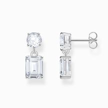30245 Thomas Sabo Nausnice White Zirconia In Different Cuts