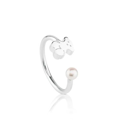 31716 Tous Strieborny Prsten Dolls Ring With Pearl