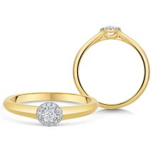 37322 Sofia Diamonds Zlaty Zasnubny Prsten S Diamantom 0 09 Ct A Okolo 0 04 Ct H I1