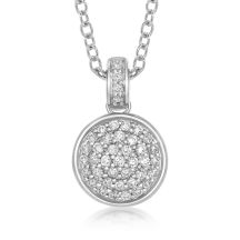 6340 Sofia Diamonds Zlaty Privesok S Diamantmi 0 11 Ct