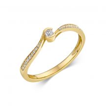 7233 Sofia Diamonds Zlaty Zasnubny Prsten 7233