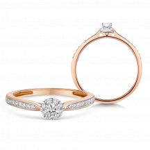 8364 Sofia Diamonds Zlaty Zasnubny Prsten S Diamantom 0 23 Ct