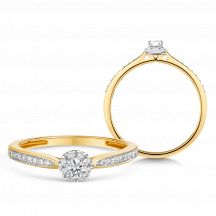 8455 Sofia Diamonds Zlaty Zasnubny Prsten S Diamantom 0 23 Ct 2