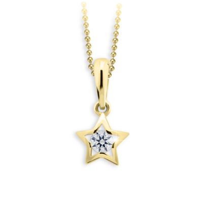 Cutie Diamonds Zlaty Privesok Hviezda C1942