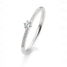 Sofia Diamonds Prsten 14 K Biele Zlato S Diamantmi 0 17 Ct