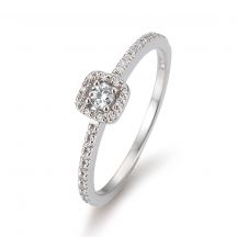 Sofia Diamonds Prsten 14 K Biele Zlato S Diamantmi 0 22 Ct 26736