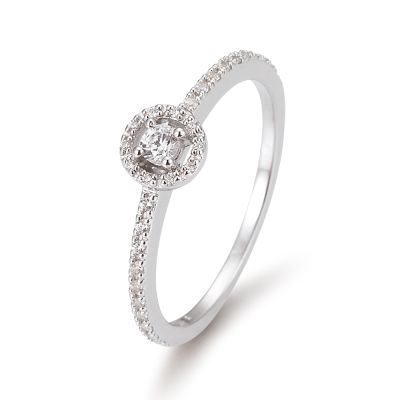 Sofia Diamonds Prsten 14 K Biele Zlato S Diamantmi 0 22 Ct 26742