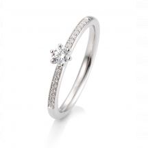 Sofia Diamonds Prsten 14 K Biele Zlato S Diamantmi 0 23 Ct