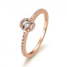 Sofia Diamonds Prsten 14 K Ruzove Zlato S Diamantmi 0 22 Ct 2