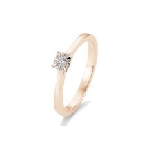 Sofia Diamonds Prsten Z Ruzoveho Zlata S Diamantom 0 104 Ct
