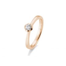 Sofia Diamonds Prsten Z Ruzoveho Zlata S Diamantom 0 15 Ct 10698