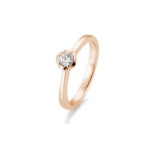 Sofia Diamonds Prsten Z Ruzoveho Zlata S Diamantom 0 20 Ct 10699