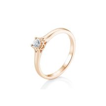 Sofia Diamonds Prsten Z Ruzoveho Zlata S Diamantom 0 20 Ct 11940