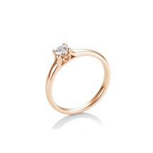 Sofia Diamonds Prsten Z Ruzoveho Zlata S Diamantom 0 25 Ct 11941