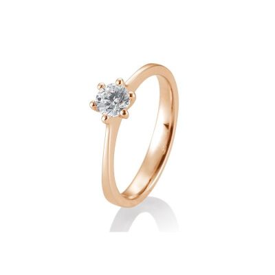 Sofia Diamonds Prsten Z Ruzoveho Zlata S Diamantom 0 50 Ct