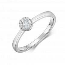 Sofia Diamonds Zlaty Prsten S Diamantmi 0 122 Ct