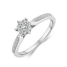 Sofia Diamonds Zlaty Prsten S Diamantmi 0 165 Ct