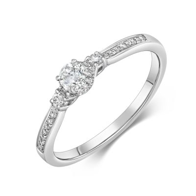 Sofia Diamonds Zlaty Prsten S Diamantmi 0 32 Ct