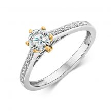 Sofia Diamonds Zlaty Prsten S Diamantom 0 25 Ct