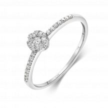 Sofia Diamonds Zlaty Zasnubny Prsten S Diamantami 0 206 Ct