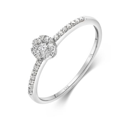 Sofia Diamonds Zlaty Zasnubny Prsten S Diamantami 0 206 Ct