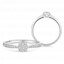 Sofia Diamonds Zlaty Zasnubny Prsten S Diamantmi 0 10 Ct