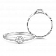 Sofia Diamonds Zlaty Zasnubny Prsten S Diamantmi 0 13 Ct