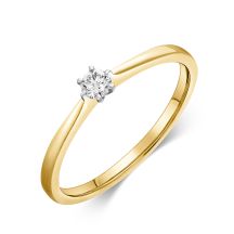 Sofia Diamonds Zlaty Zasnubny Prsten S Diamantom 0 10 Ct 10559