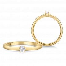 Sofia Diamonds Zlaty Zasnubny Prsten S Diamantom 0 10 Ct 2