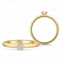 Sofia Diamonds Zlaty Zasnubny Prsten S Diamantom 0 10 Ct 7019