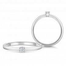Sofia Diamonds Zlaty Zasnubny Prsten S Diamantom 0 10 Ct