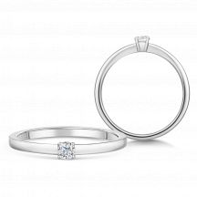 Sofia Diamonds Zlaty Zasnubny Prsten S Diamantom 0 15 Ct 11672