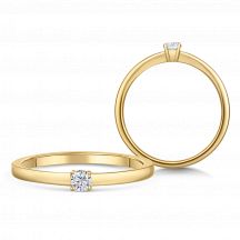 Sofia Diamonds Zlaty Zasnubny Prsten S Diamantom 0 15 Ct 11673