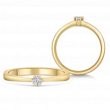Sofia Diamonds Zlaty Zasnubny Prsten S Diamantom 0 15 Ct 11678