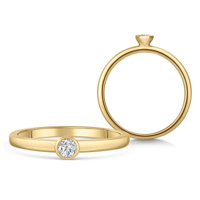 Sofia Diamonds Zlaty Zasnubny Prsten S Diamantom 0 15 Ct 11683