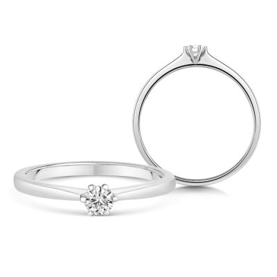 Sofia Diamonds Zlaty Zasnubny Prsten S Diamantom 0 15 Ct 8522