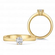 Sofia Diamonds Zlaty Zasnubny Prsten S Diamantom 0 20 Ct 11680
