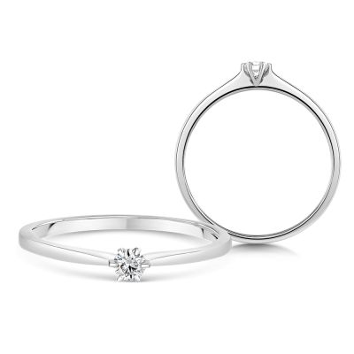 Sofia Diamonds Zlaty Zasnubny Prsten S Diamantom 0 20 Ct 8521