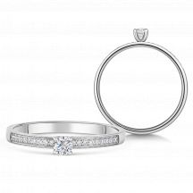 Sofia Diamonds Zlaty Zasnubny Prsten S Diamantom 0 20 Ct