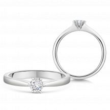 Sofia Diamonds Zlaty Zasnubny Prsten S Diamantom 0 23 Ct H Si2