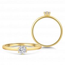 Sofia Diamonds Zlaty Zasnubny Prsten S Diamantom 0 25 Ct 10357