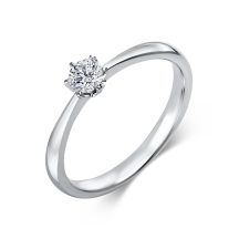 Sofia Diamonds Zlaty Zasnubny Prsten S Diamantom 0 25 Ct 10502