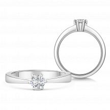 Sofia Diamonds Zlaty Zasnubny Prsten S Diamantom 0 25 Ct 11681