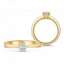 Sofia Diamonds Zlaty Zasnubny Prsten S Diamantom 0 25 Ct 2