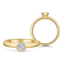 Sofia Diamonds Zlaty Zasnubny Prsten S Diamantom 0 25 Ct 3