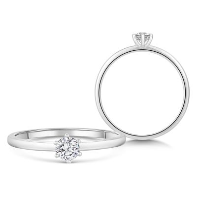 Sofia Diamonds Zlaty Zasnubny Prsten S Diamantom 0 25 Ct 7084