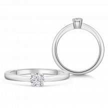 Sofia Diamonds Zlaty Zasnubny Prsten S Diamantom 0 33 Ct