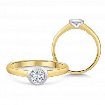 Sofia Diamonds Zlaty Zasnubny Prsten S Diamantom 0 40 Ct 10367