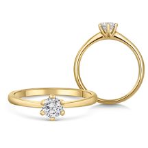 Sofia Diamonds Zlaty Zasnubny Prsten S Diamantom 0 50 Ct 3